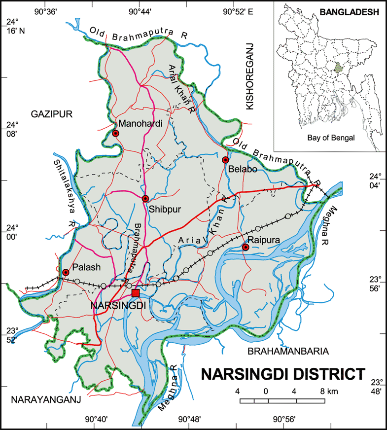 Narsingdi-District-Map